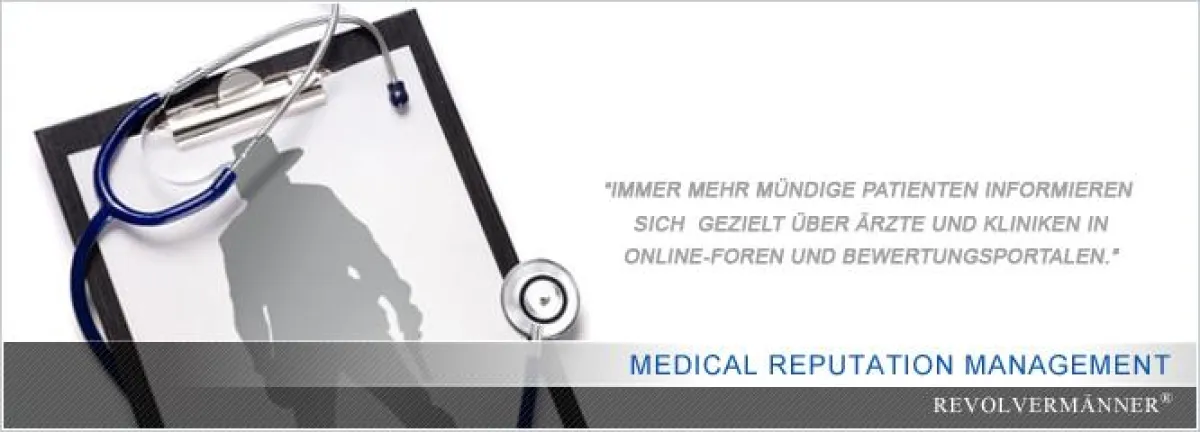 Medical Reputation Management der Revolvermänner GmbH