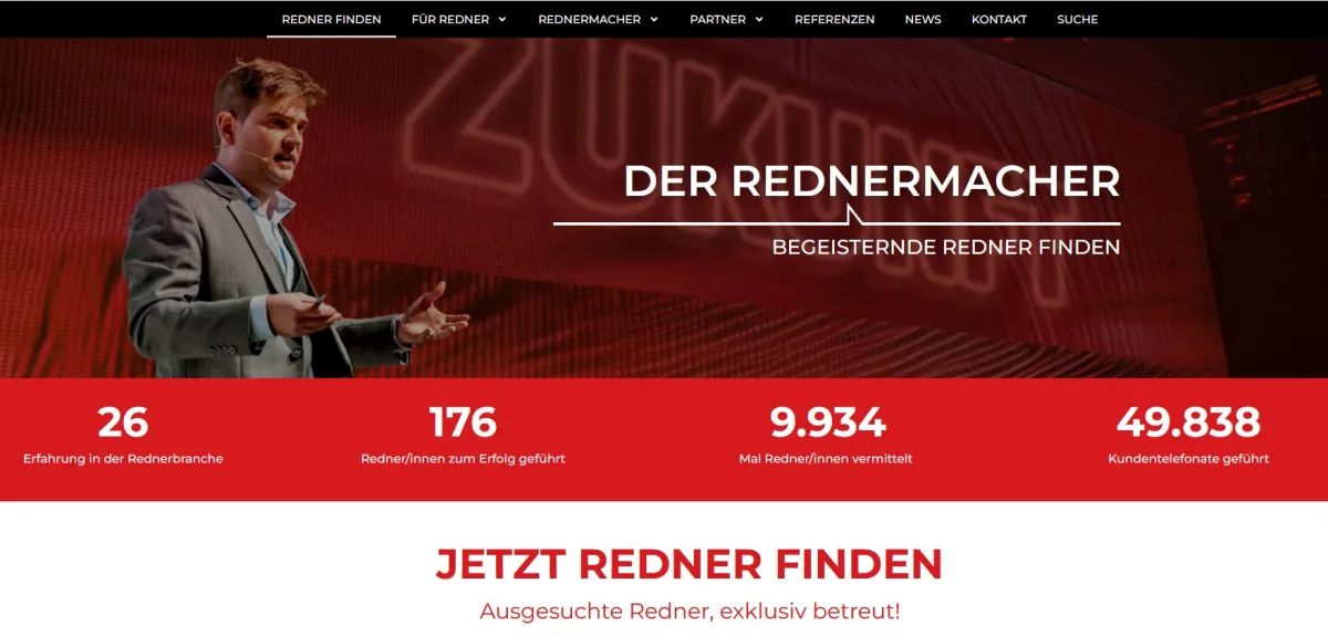 Gute Redner finden - einfach gemacht (© H. Kürzeder)