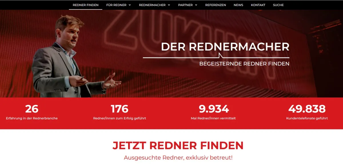 Gute Redner finden - einfach gemacht (© H. Kürzeder)