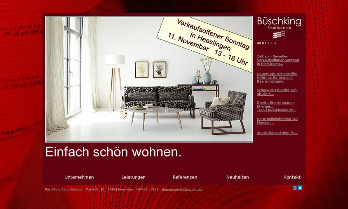 Der neue Internetauftritt