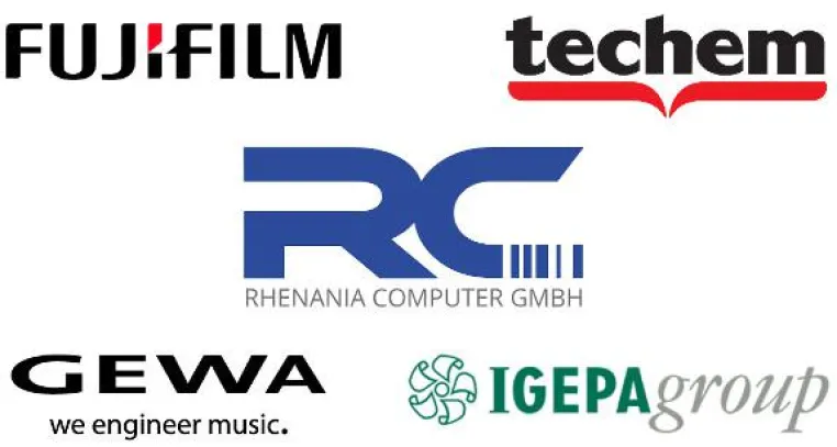 Bild: FUJIFILM Imaging Germany, Techem, GEWA music und die Igepa group setzen auf Rhenania