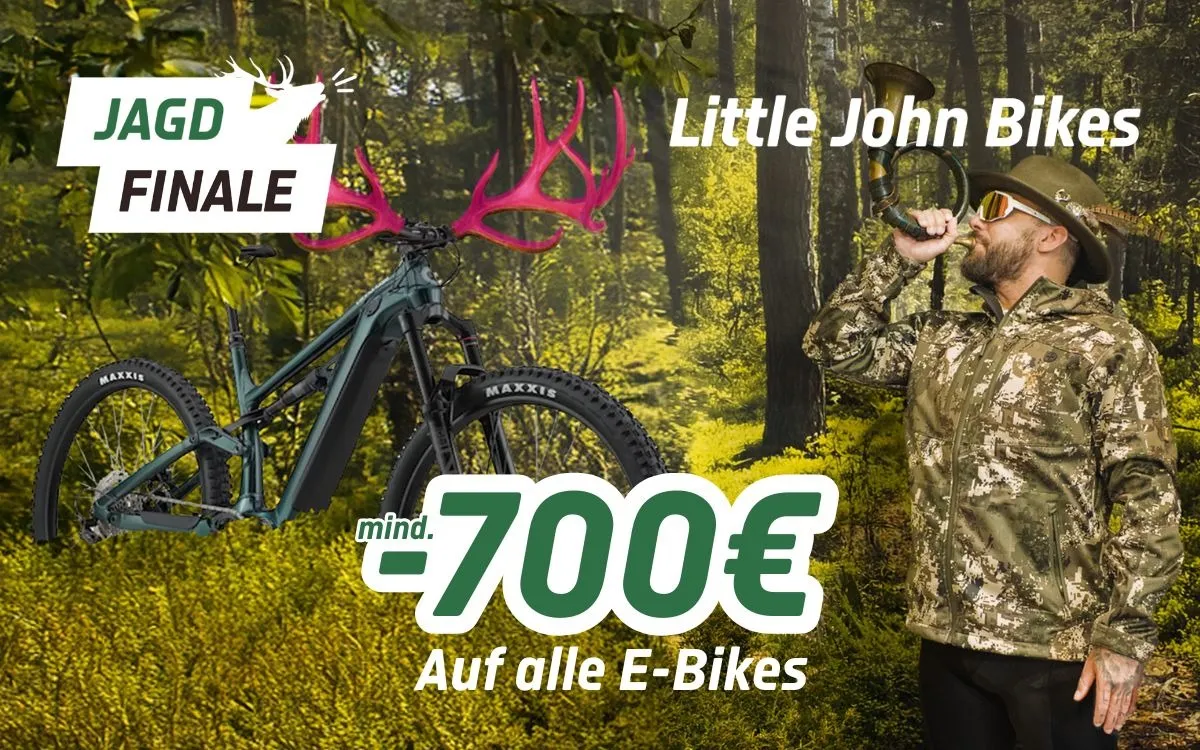 Jagdfinale: mind. -700 € auf alle E-Bikes (© © Little John Bikes GmbH)