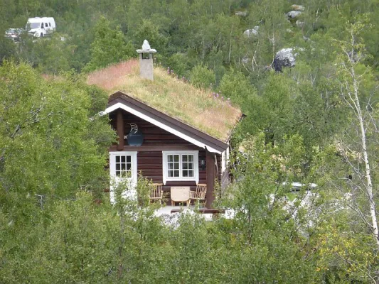 Schornsteinrally auf Norwegens grünen Dächern. Bild: Schornsteinrally auf Norwegens grünen Dächern.