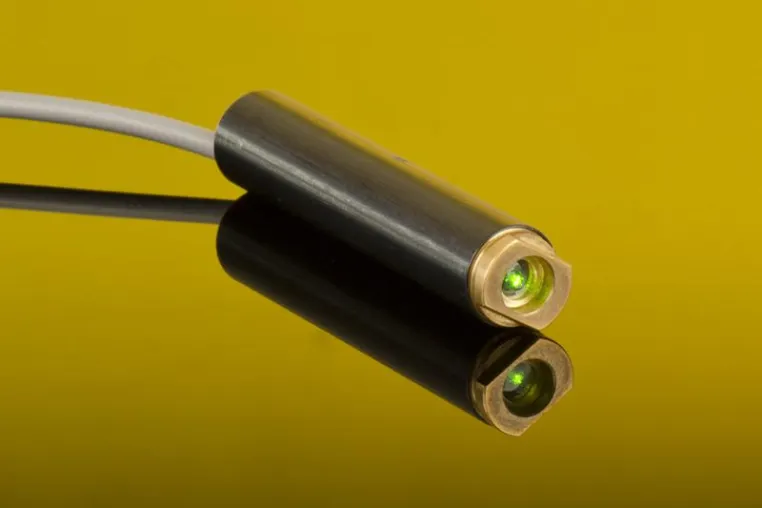 Bild: Echte grüne Laserdioden in allen FLEXPOINT® Lasermodulen