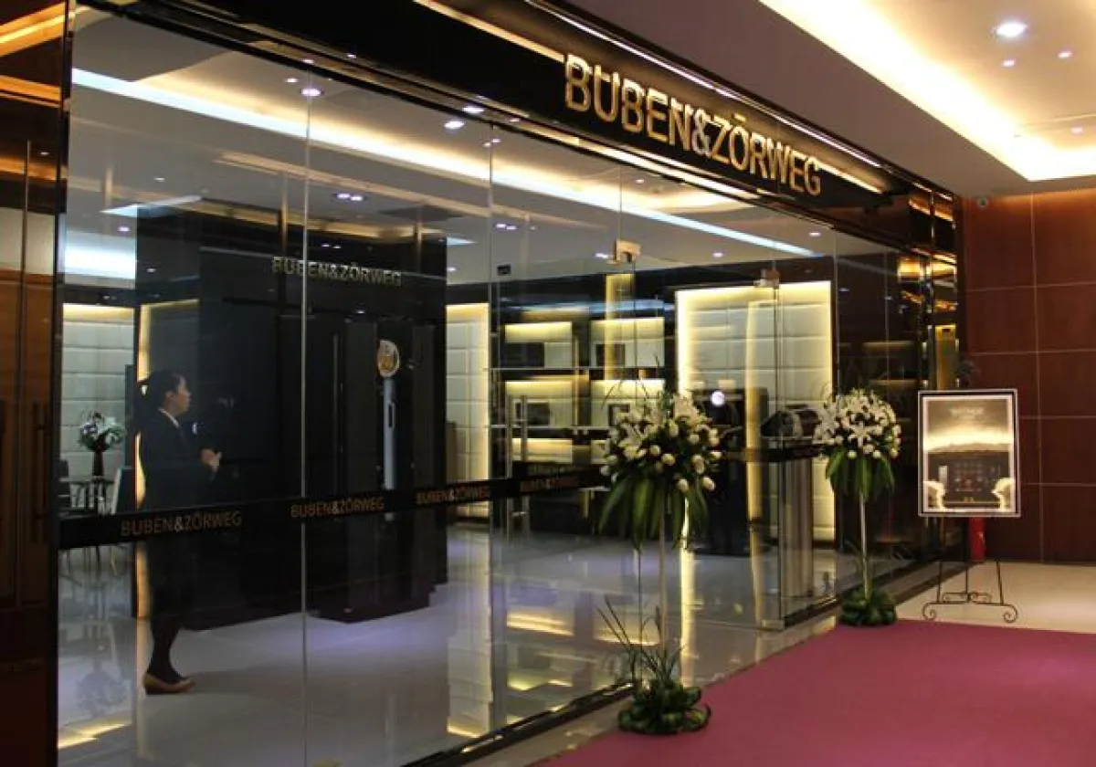 Die kürzlich eröffnete BUBEN&ZÖRWEG Boutique in Xiamen.