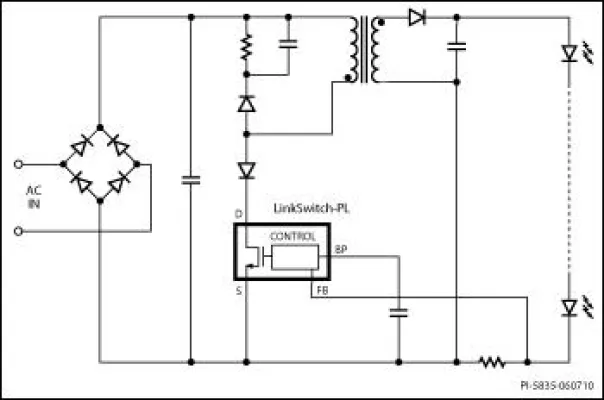 Bild: Neue LED-Treiber Familien LinkSwitch®-PH und LinkSwitch®-PL