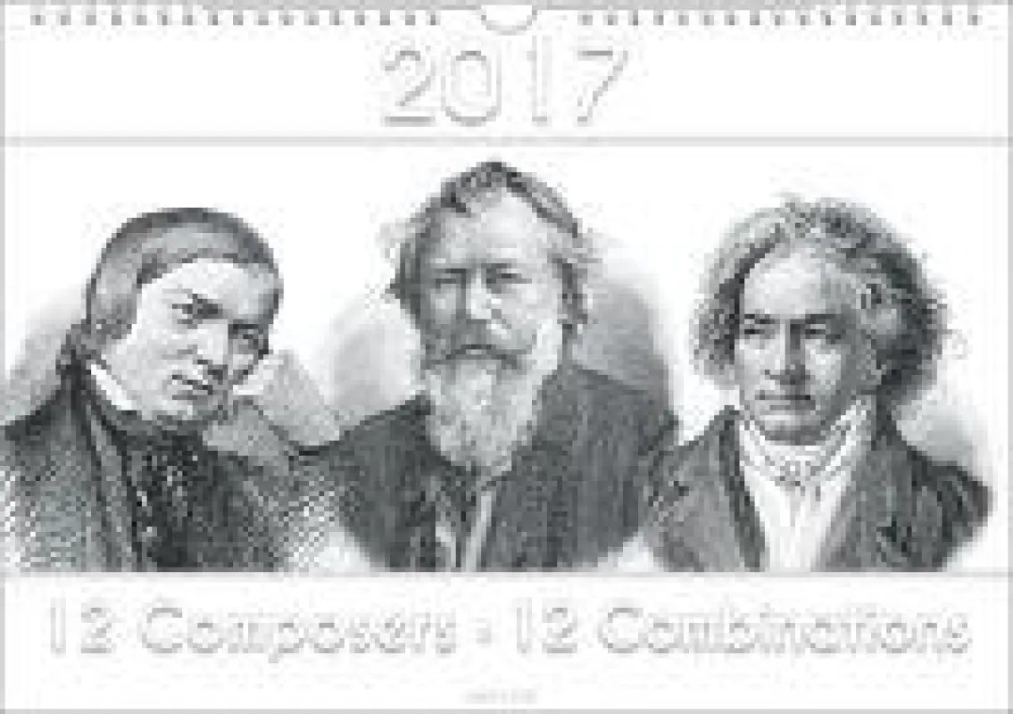 33 Bach-Kalender, 33 Musik-Kalender und 33 Komponisten-Kalender. Peter Bach hat sie gestaltet: von cool bis konservativ.