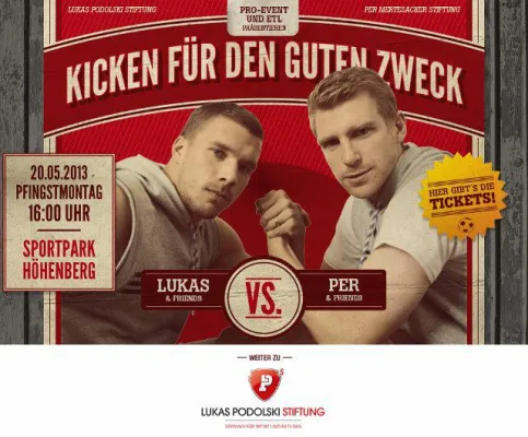 Bild: Promis kicken für den guten Zweck