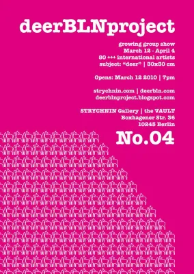 Bild: Strychnin Gallery präsentiert das deerBLNproject No.4. Kuratiert von Christian Rothenhagen