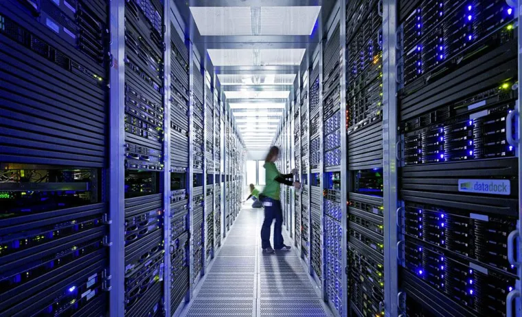 Bild: DENIOS Webserver im grünsten Rechenzentrum Europas