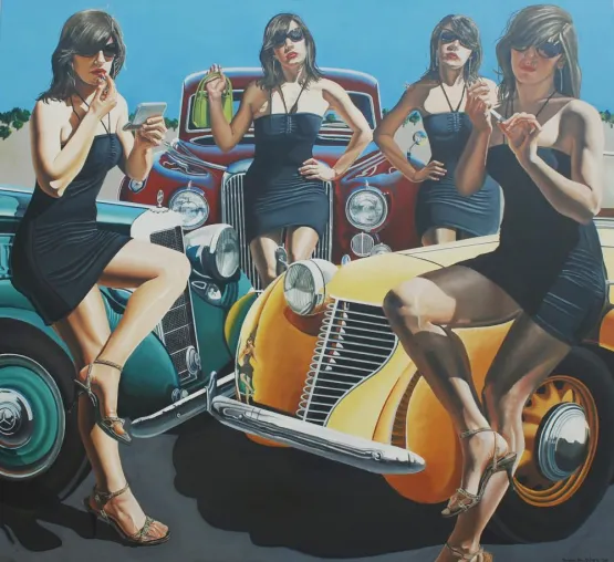 Ausstellungseröffnung „Gefangen in der menschlichen Realität“ von Teresa Brutcher Bild: Ausstellungseröffnung „Gefangen in der menschlichen Realität“ von Teresa Brutcher