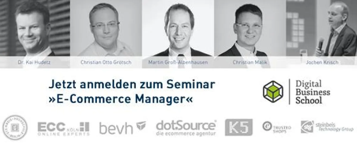 Die Digital Business School bietet eine Weiterbildung zum E-Commerce Manager an.