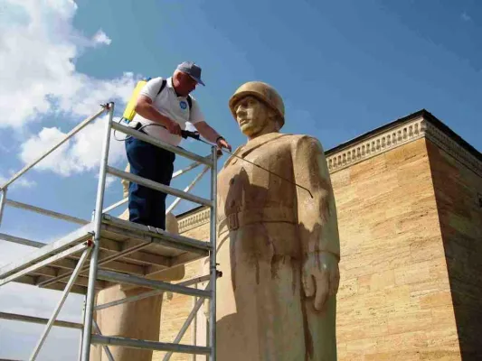 Bild: Technik aus Deutschland schützt Atatürk-Mausoleum vor Verfall