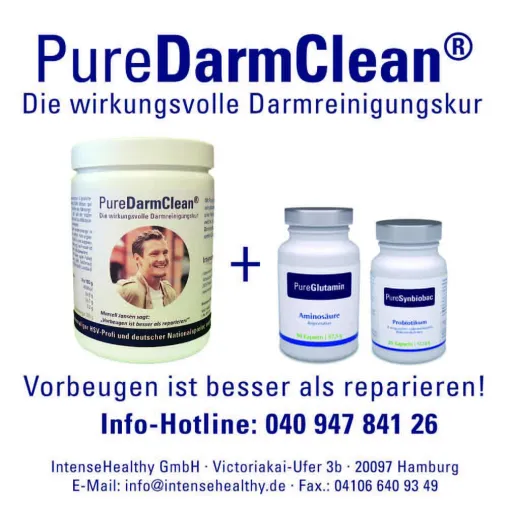 Bild: WELTPREMIERE PureDarmClean - die gesunde Darmkur