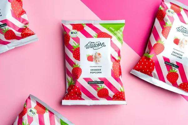 Bild: Natürlich süßes Bio-Popcorn - ohne Zuckerzusatz