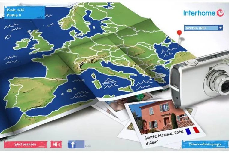 Bild: Europa kennenlernen und gewinnen – das Online-Gewinnspiel von Interhome