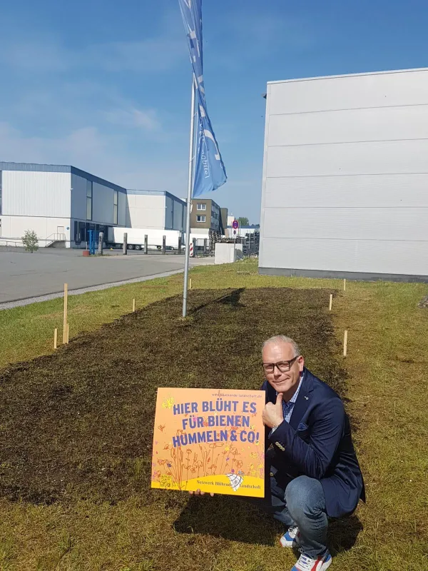 Präsentation durch Geschäftsführer Jörg Gatzemeier am EMG Firmenhauptsitz in Steinhagen