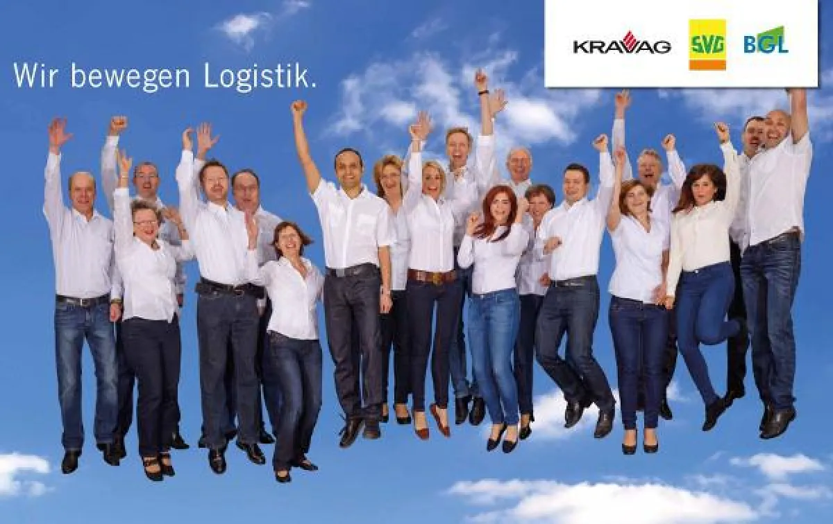 Das Messemotto von SVG, KRAVAG und BGL auf der transport logistic 2014: Wir bewegen Logistik