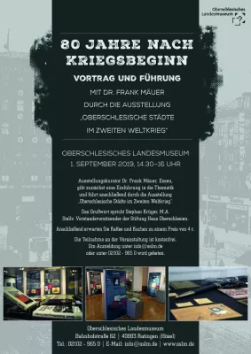 Bild: Ratingen: Oberschlesisches Landesmuseum erinnert an den Ausbruch des 2. Weltkrieges vor 80 Jahren
