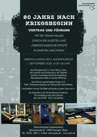 Bild: Ratingen: Oberschlesisches Landesmuseum erinnert an den Ausbruch des 2. Weltkrieges vor 80 Jahren