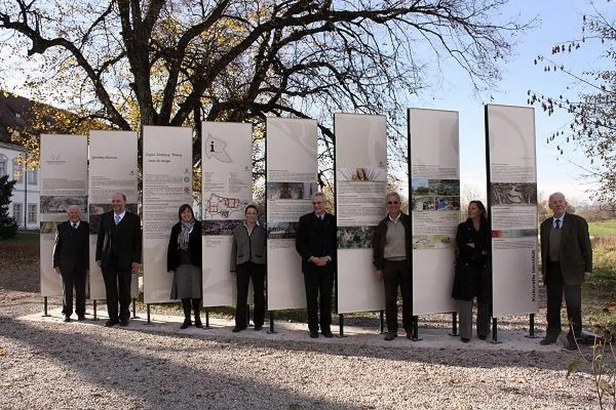 Vorstellung der neuen Info-Tafeln des Klosters Benediktbeuern am 6. November 2008