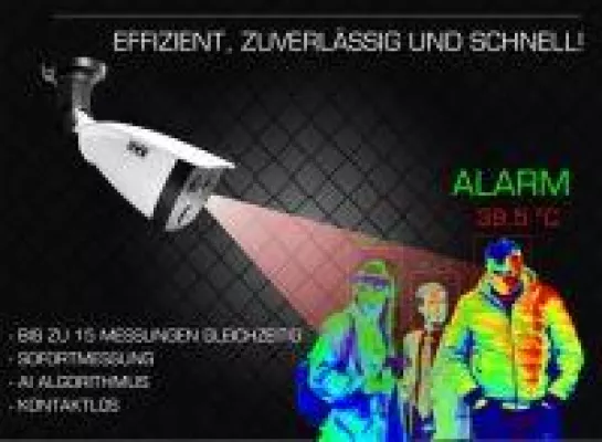 Bild: Coronakrise Wärmebildkameras von DVS