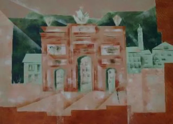 Bild: Künstlerin Hannelore Schleyer stellt in der Kulturstadt Innsbruck ihre Acrylgemälde vor.