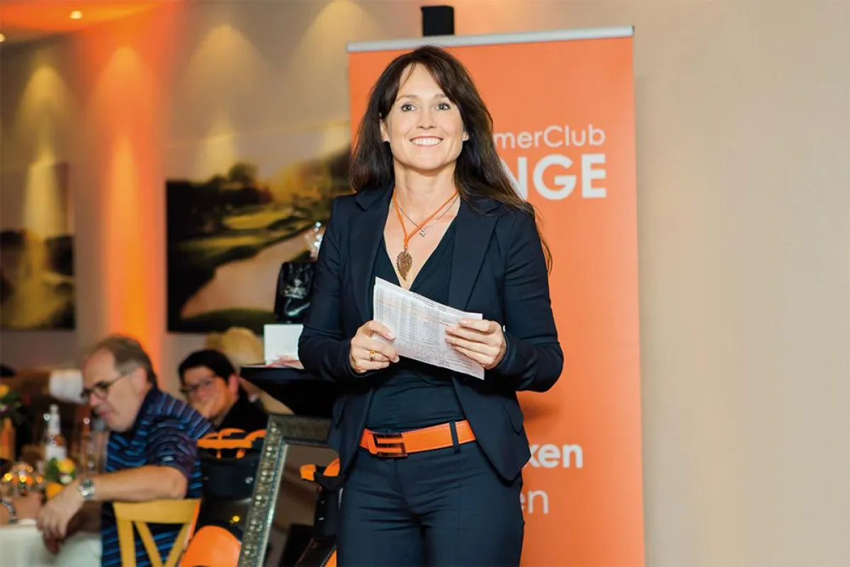 Für Veranstalterin Sabine Michel beim ORANGE CUP (Bild: SMIC! Events & Marketing)