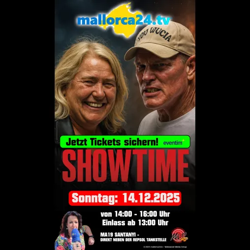 Bild: mallorca24.tv bringt Helena Wachholz und Steff Jerkel am 14. Dezember an einen Tisch