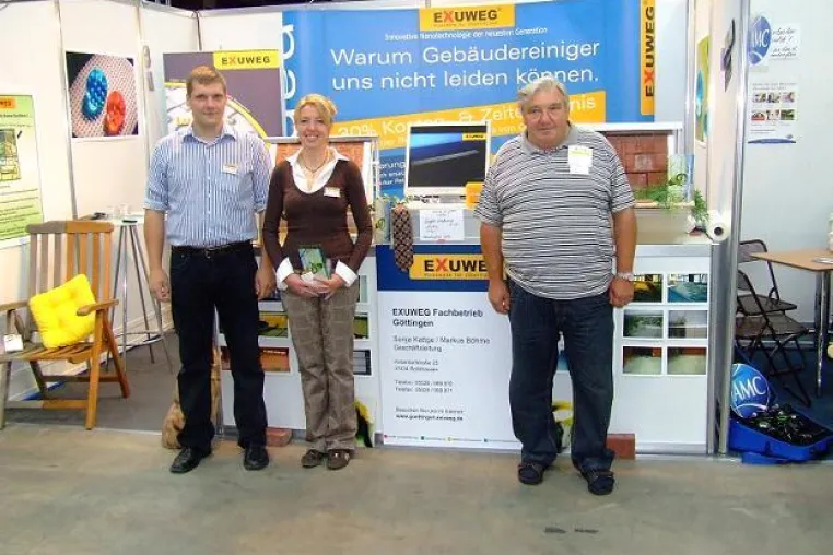 Bild: Reinigungskosten minimieren und Werterhalt maximieren - EXUWEG Fachbetrieb Göttingen - Haus + BAU Messe