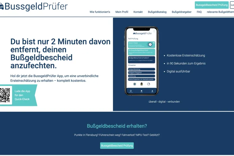 Bild: Freitag der 13. ist ein Glücktag! App-Release – bussgeldpruefer.com – wieder frei im Verkehr 