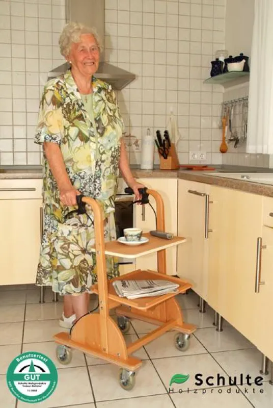 Idealer Mitbewohner: Ein Rollator fürs Haus.