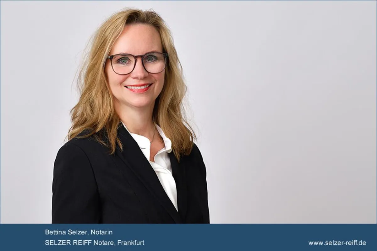 Bettina Selzer, Notar in Frankfurt, zum Thema Gütertrennung und Güterstand