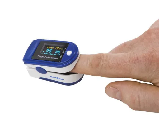 Bild: medi1one Finger-Pulsoximeter für eine schnelle und einfach Messung von Pulsfrequenz und Sauerstoffsättigung
