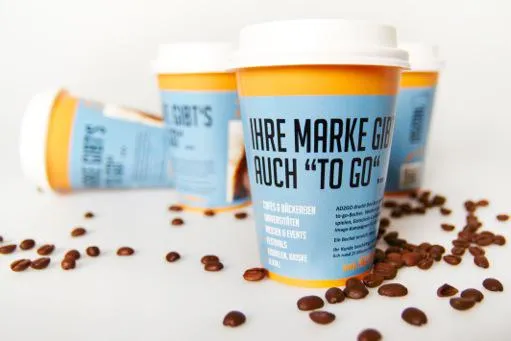 Bild: AD2GO etabliert Coffee-to-go als Werbeträger