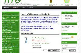 Der Onlineshop hyg24.de hat seine Pforten geöffnet Bild: Der Onlineshop hyg24.de hat seine Pforten geöffnet