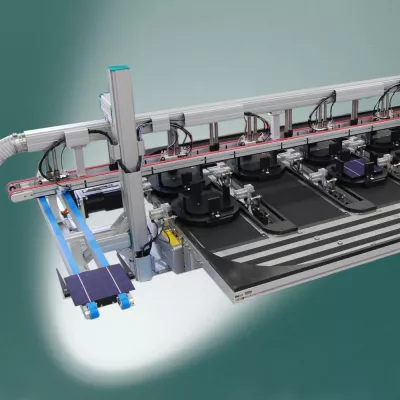 Bild: Förderbänder optimieren Sortier-Prozess von Wafern