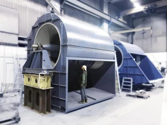 Bild: Ventilatoren für Mälzerei