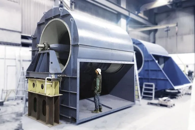 Bild: Ventilatoren für Mälzerei