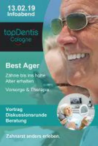 Bild: Der Best Ager beim Zahnarzt