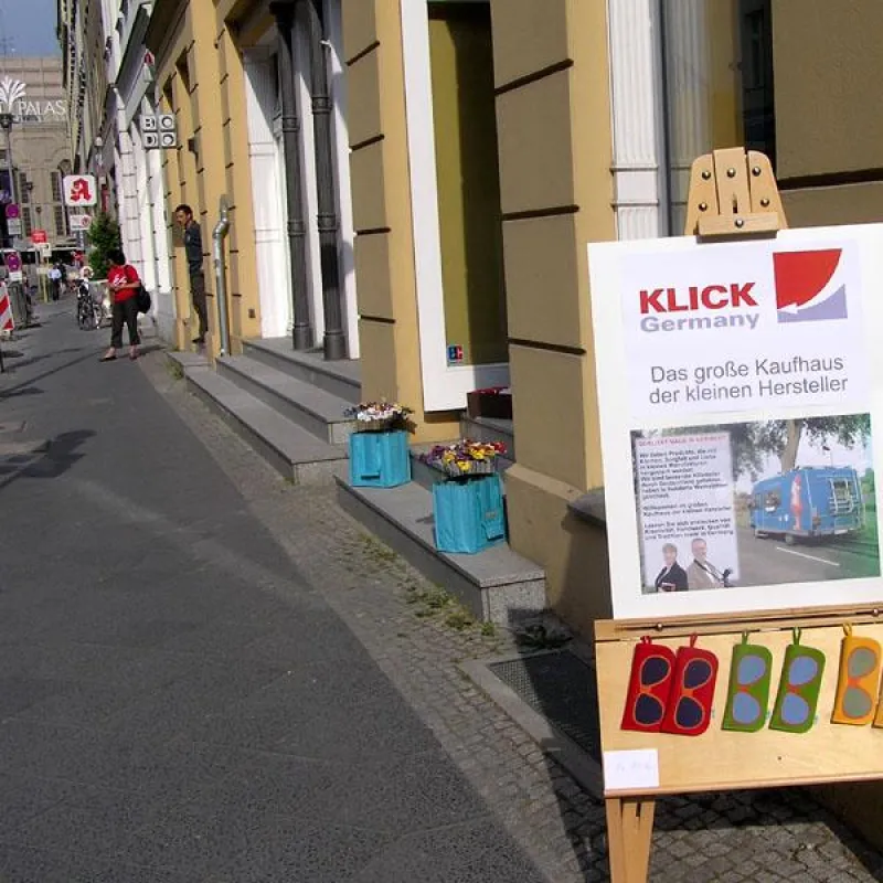 KLICK-Germany eröffnet Laden in Berlins Mitte. Foto: KLICK-Germany