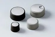 Neue Deckel im Metallic-Look für COM-KNOBS Bild: Neue Deckel im Metallic-Look für COM-KNOBS