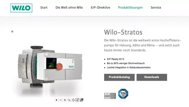 Bild: 360ties produziert 360-Grad-Ansichten der Hocheffizienzpumpen von Wilo