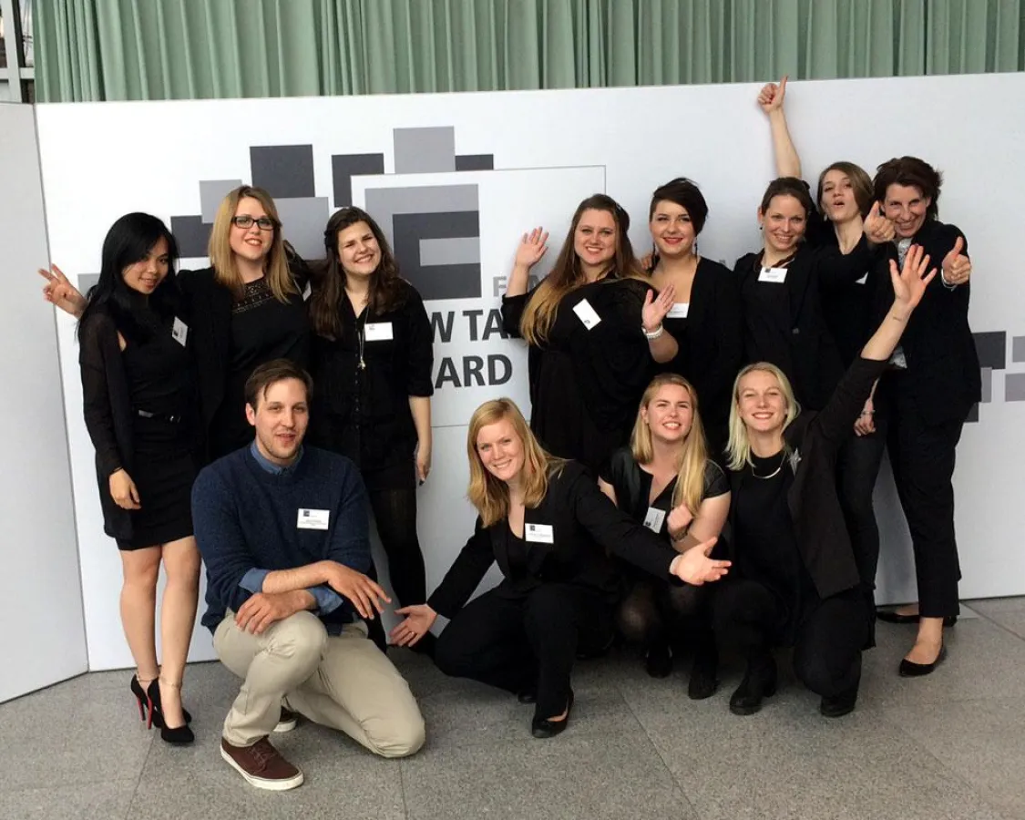 Das EVENTERNATIVE-Team der EBC Hochschule Hamburg gewann Bronze im FAMAB New Talent Award 2015