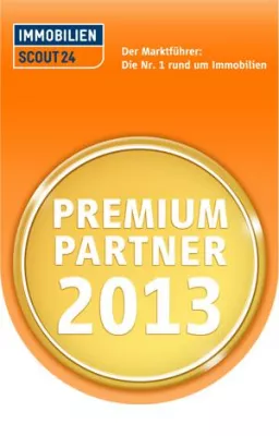 Krebs Immobilien erhielt von ImmobilienScout24 das Qualitätssiegel “Premium Partner 2013” Bild: Krebs Immobilien erhielt von ImmobilienScout24 das Qualitätssiegel “Premium Partner 2013”