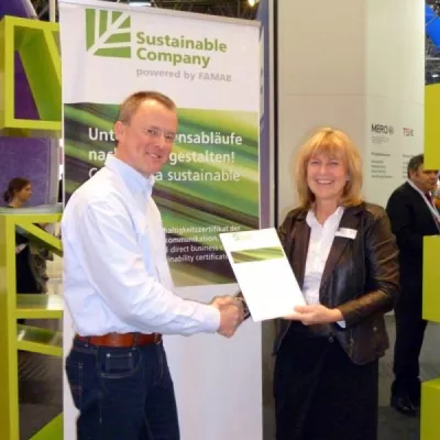 Bild: Losberger erfolgreich als "Sustainable Company" re-zertifiziert