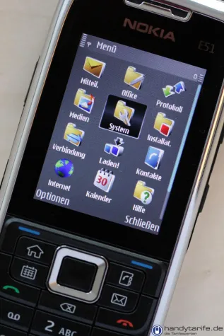 Aktueller Handytestbericht: Nokia E51 Bild: Aktueller Handytestbericht: Nokia E51