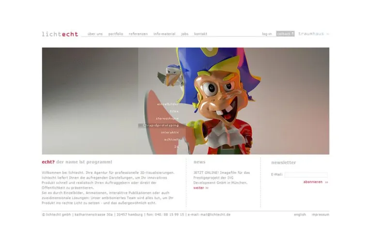 Bild: lichtecht launcht neue Website für professionelle 3D-Visualisierungen