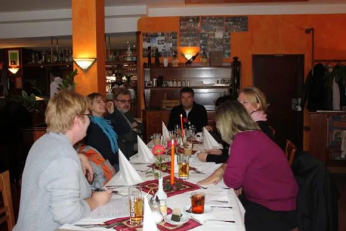 Bild: Vorweihnachtliches Unternehmertreffen im Bernauer Restaurant „Toscana“