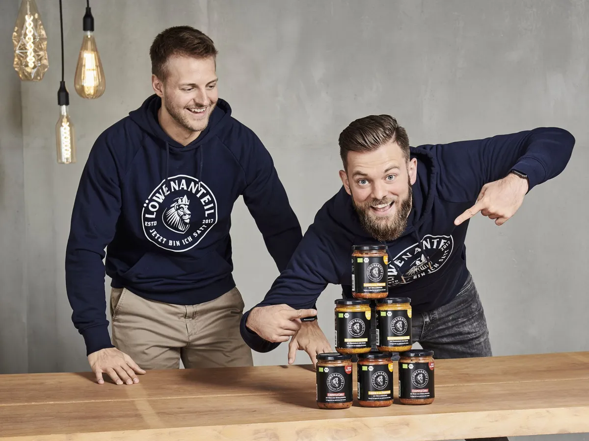 Löwenanteil Gründer Robin Redelfs und Thomas Kley (© Löwenanteil GmbH)